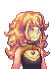 a strawberry blonde girl with her hair down